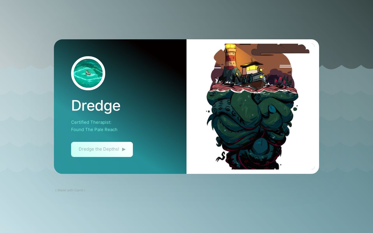 Carrd profile picture for @dredge